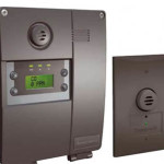 Wall-mounted commercial CO2 monitor